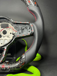VW Golf 7/7.5 Sportlenkrad Forged Carbon Farbsplitter (LED)