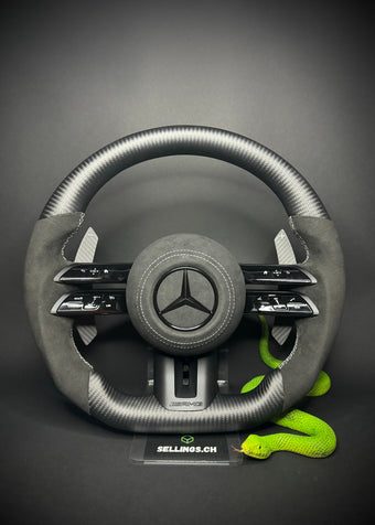 compare product Volant sport Mercedes AMG Carbone Mat (mise à niveau vers Facelift)