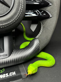 Volant sport Mercedes AMG Carbone Mat (mise à niveau vers Facelift)