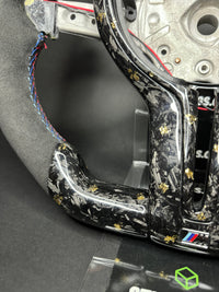 BMW Sport Steering Wheel Forged Carbon Color Flakes (LED) F-Series