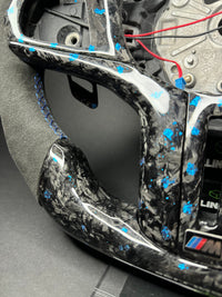 Volant sport BMW Carbone forgé Éclat de couleur (LED) Série G