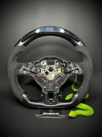 Volant sport VW Golf 6 en carbone (LED)