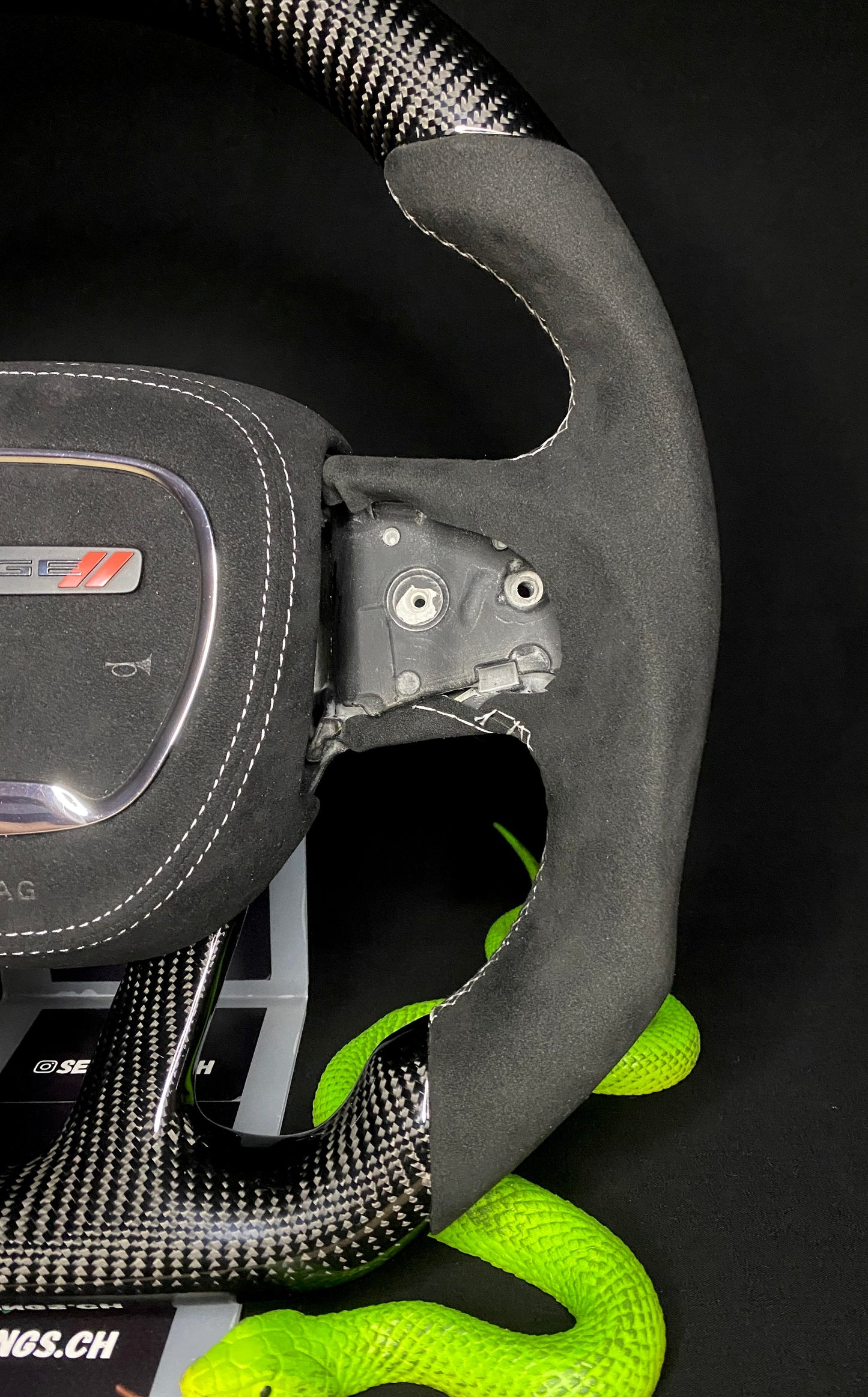 Dodge Carbon Sports Steering Wheel