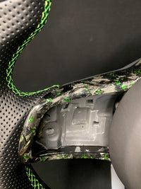 VW Golf 7/7.5 Sports Steering Wheel Forged Carbon Color Splitter (LED)