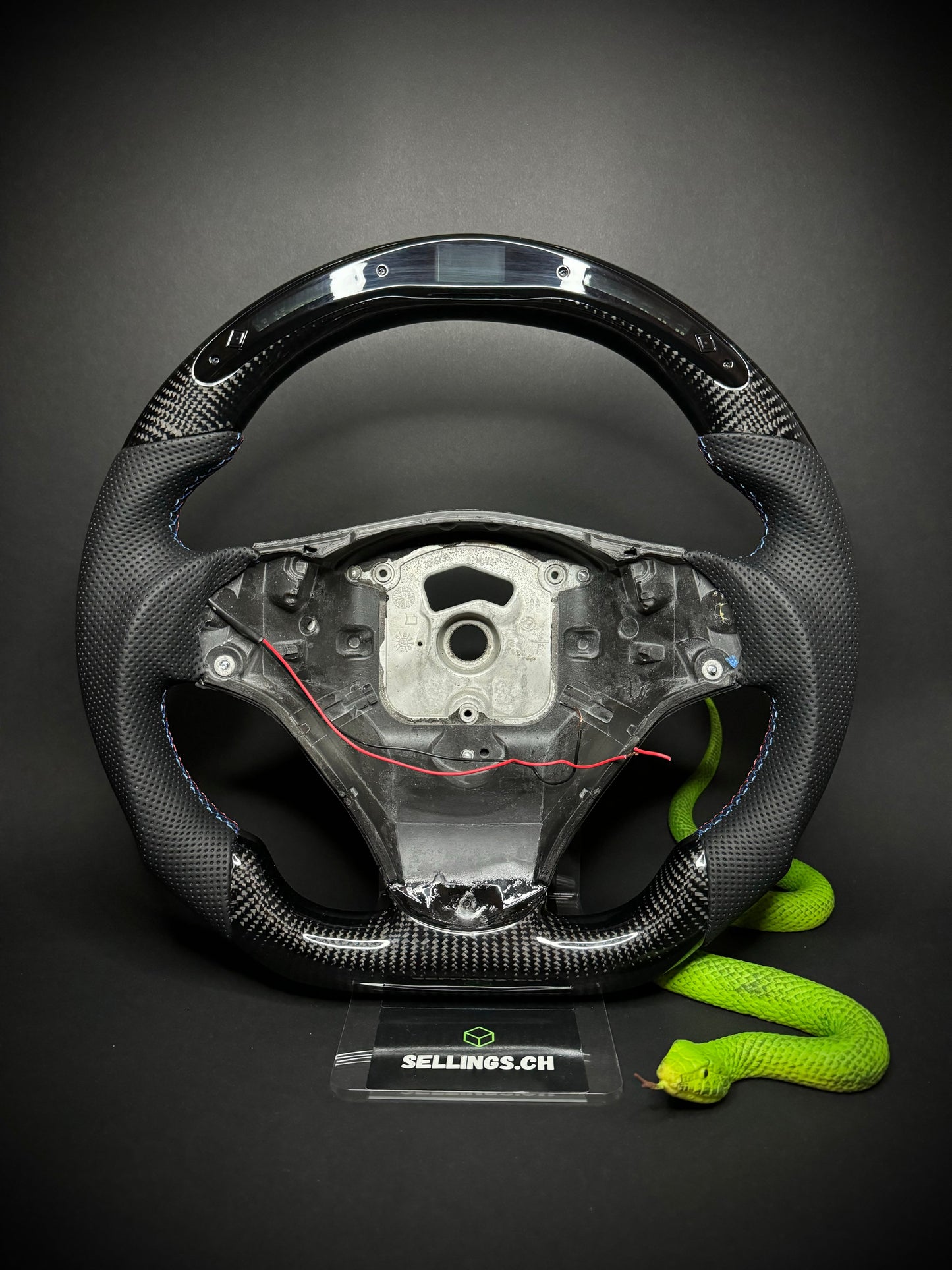BMW Sport Steering Wheel Carbon (LED) E-Series