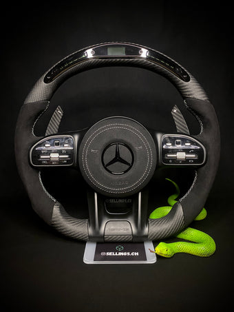 compare product Mercedes AMG Sportlenkrad Carbon Matt LED (Upgrade auf Facelift)