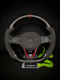 VW Golf 8 Volant sport en carbone