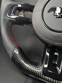 Ford Mustang Carbon Sport Steering Wheel (LED)