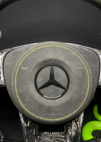 Volant sport Mercedes AMG Carbone forgé (LED)