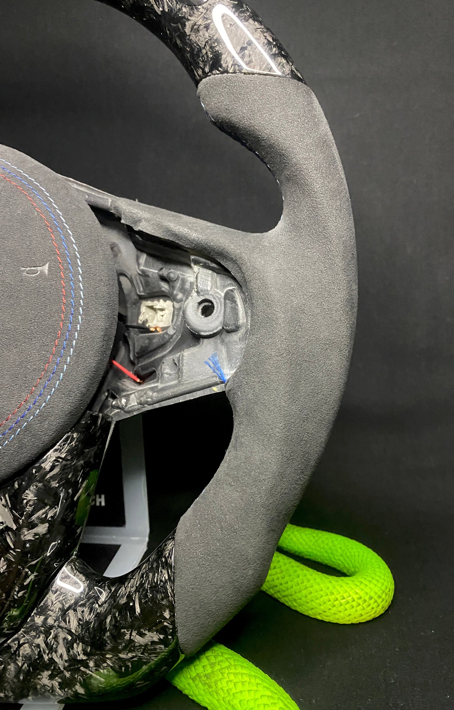 Toyota Supra Sports Steering Wheel Forged Carbon (LED)