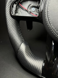 Mercedes AMG Sport Steering Wheel Carbon Matt (LED)