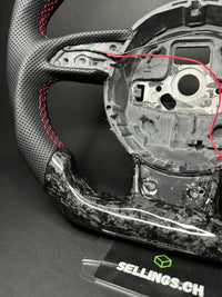 Audi Sportlenkrad Carbone forgé (LED)