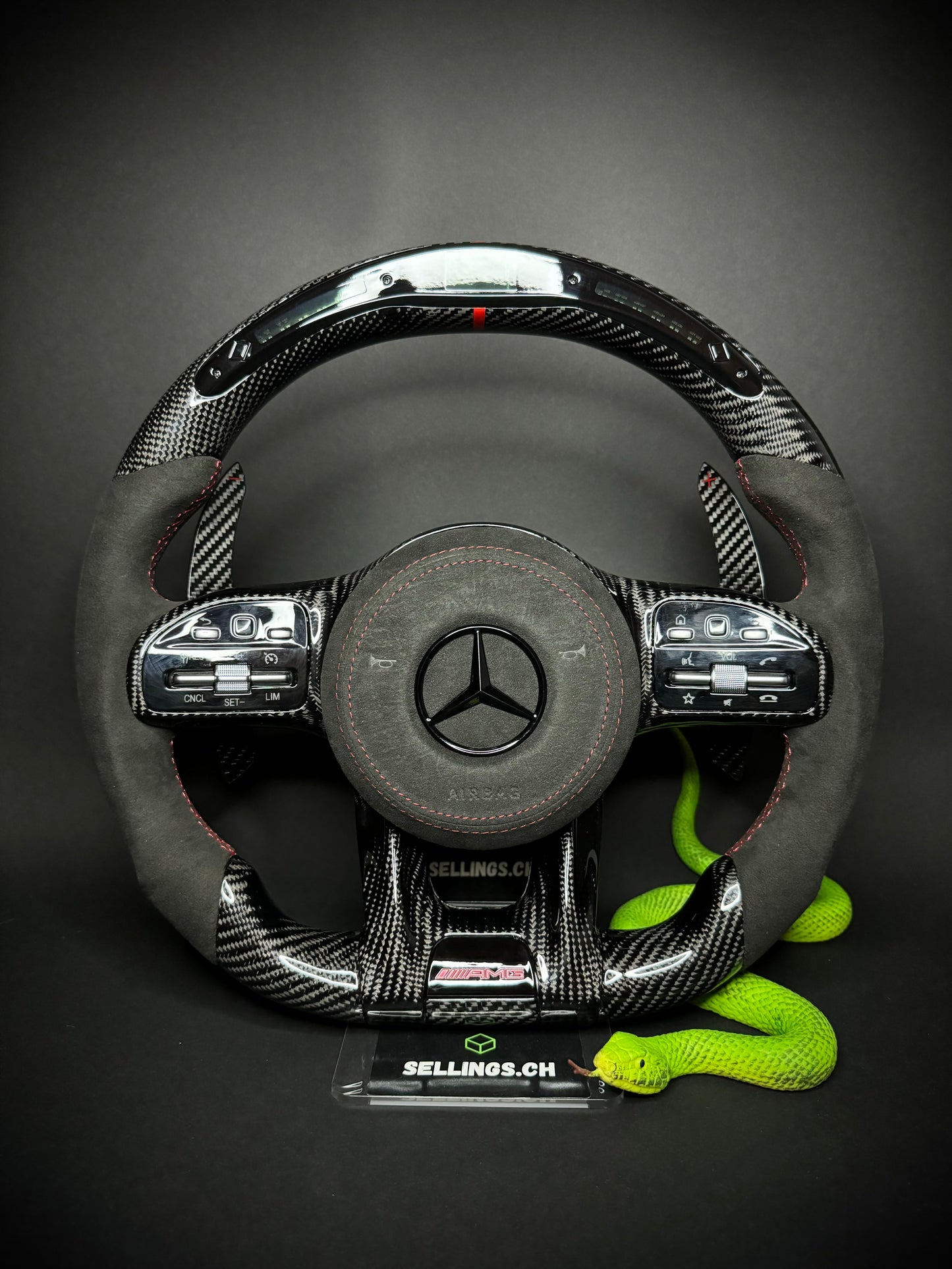 Mercedes AMG Sportlenkrad Carbon (LED)
