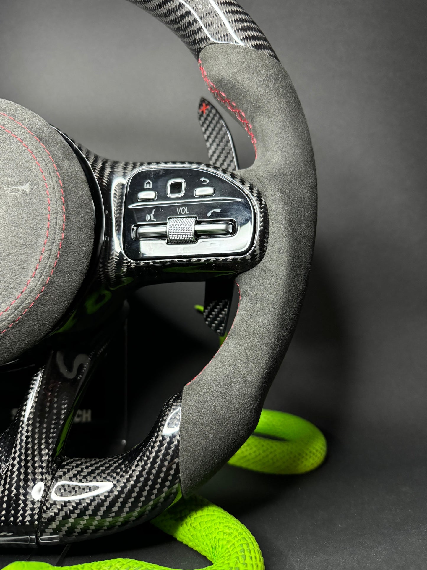 Mercedes AMG Sportlenkrad Carbon LED (Upgrade auf Facelift)