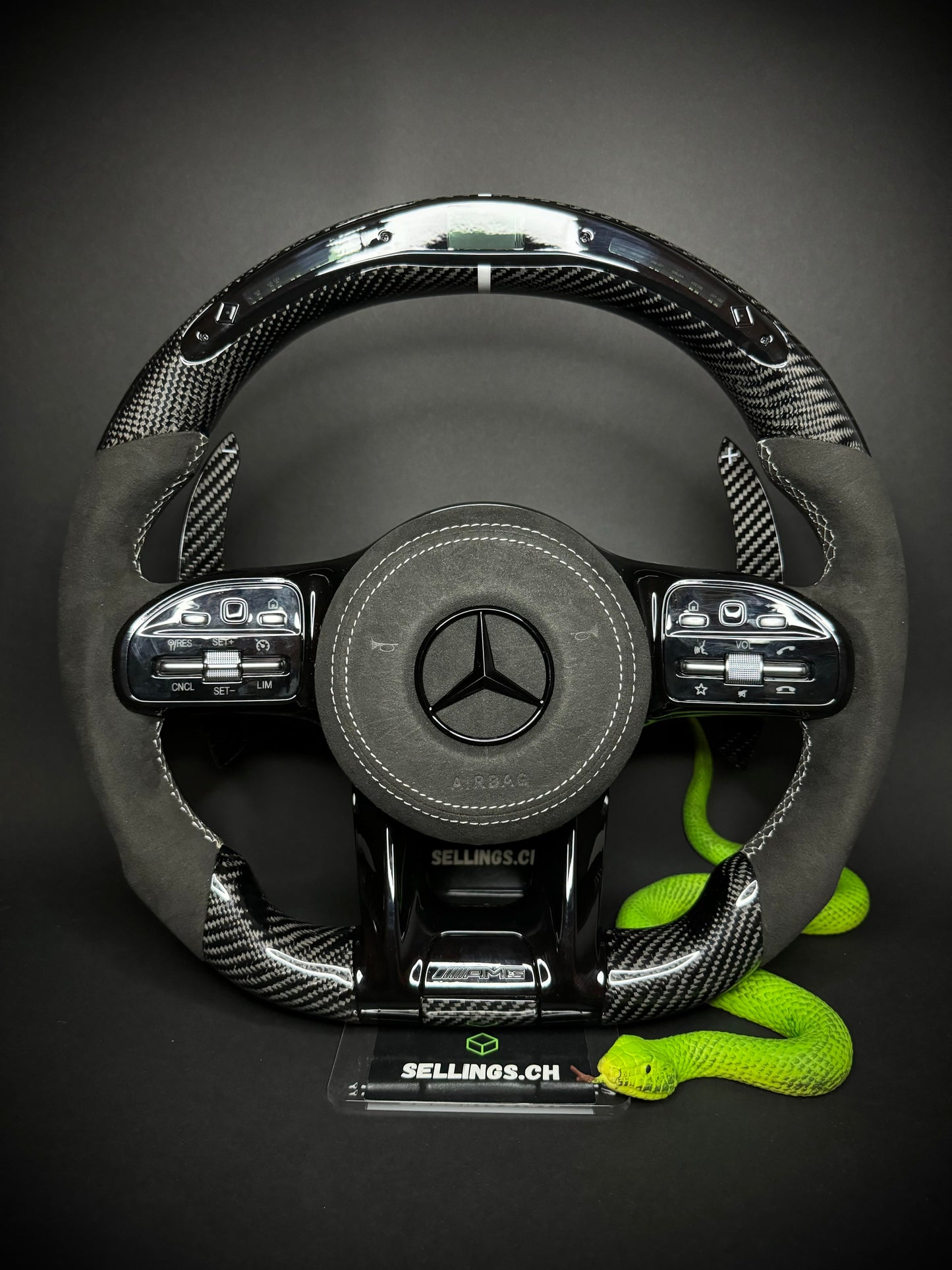 Mercedes AMG Sportlenkrad Carbon (LED)