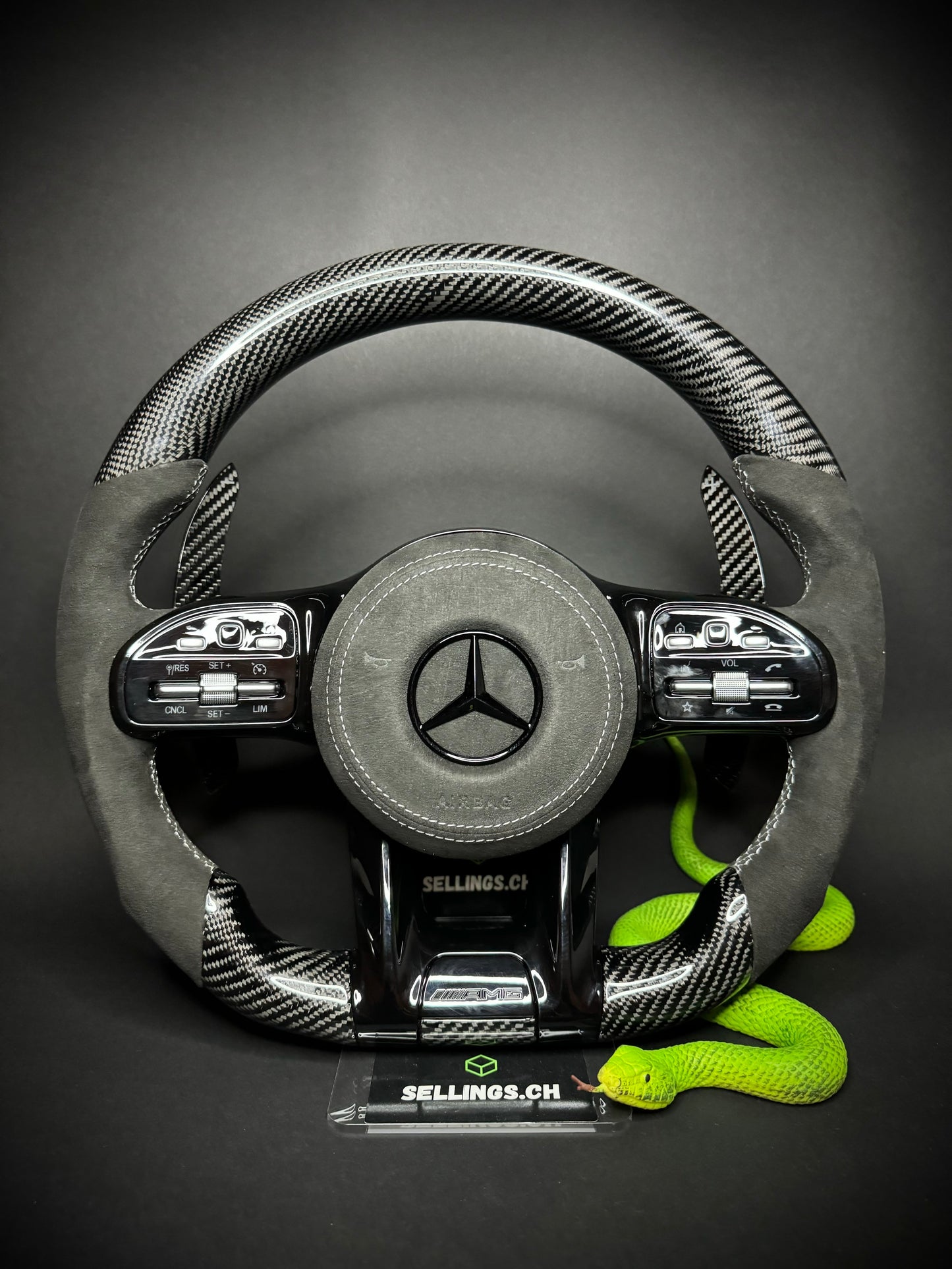 Mercedes AMG Carbon Sports Steering Wheel