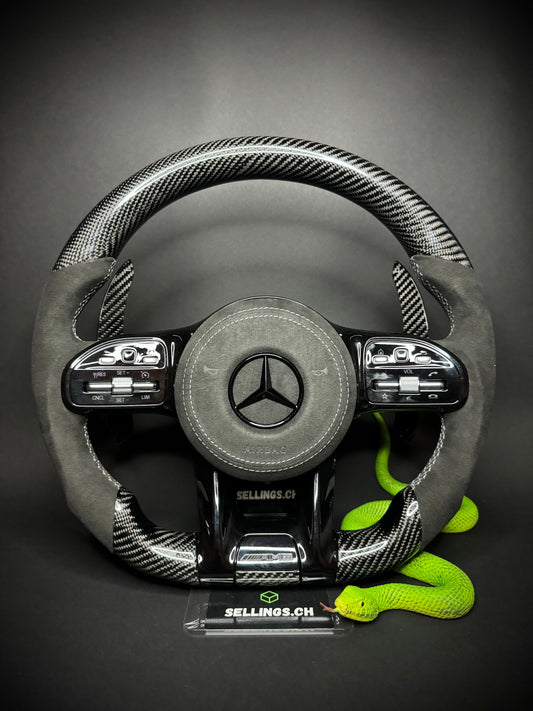 Mercedes AMG Carbon Sports Steering Wheel