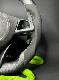 Volant Sport Mercedes AMG Carbone Mat (LED)