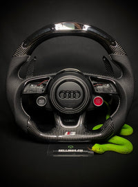 Volant sport Audi carbone (LED)