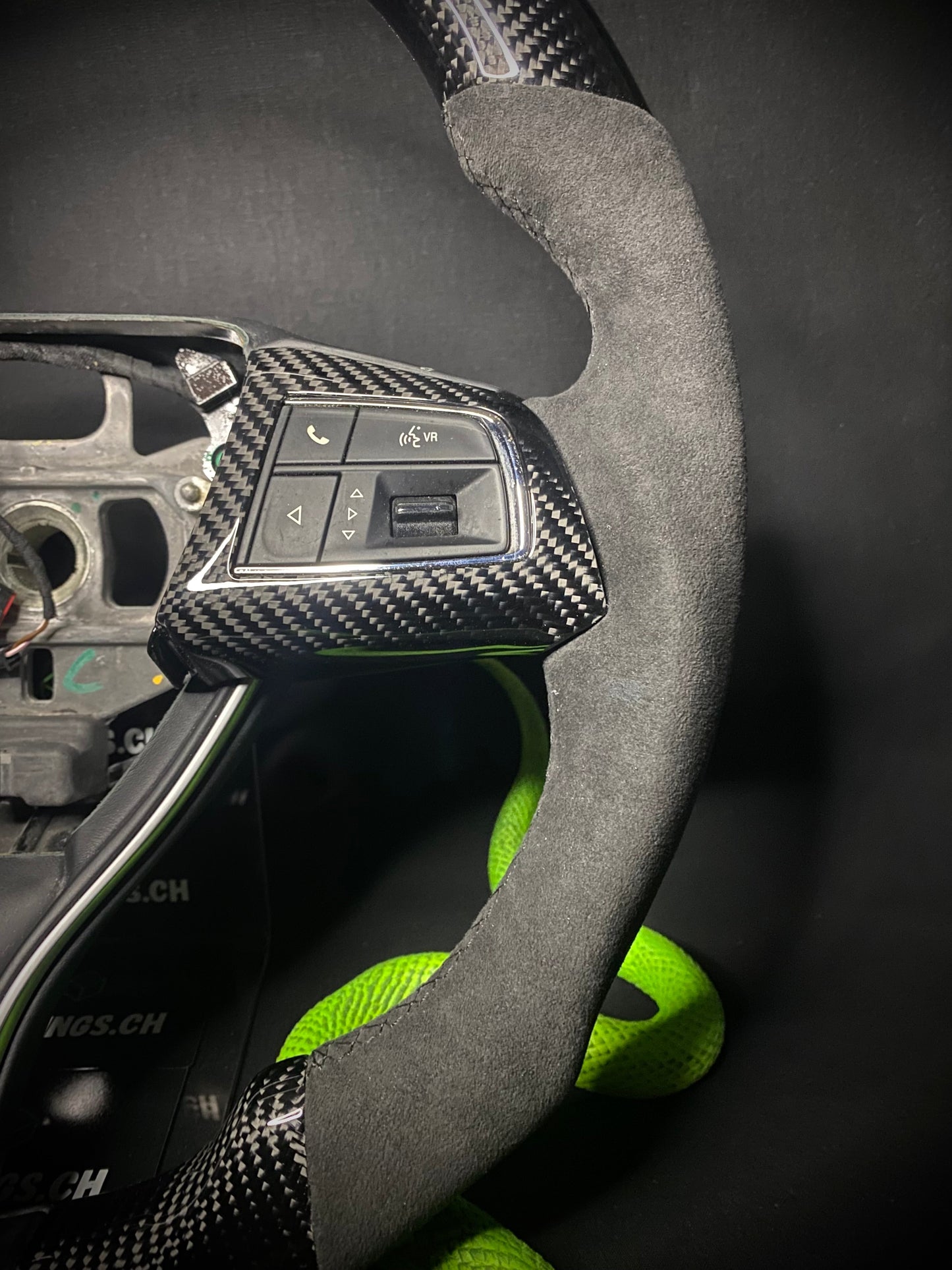 Maserati Sportlenkrad Carbon (LED)
