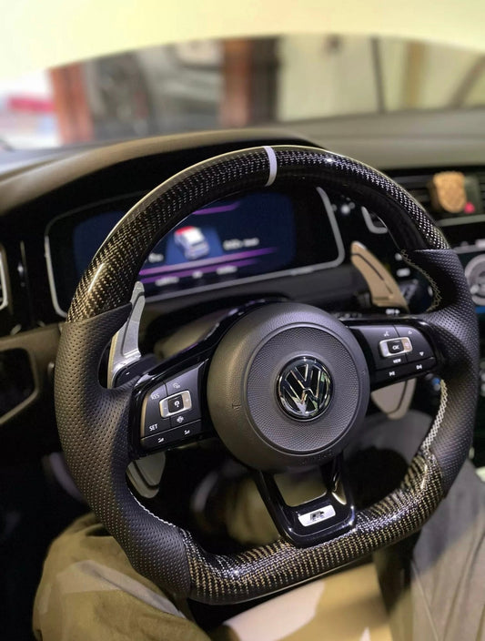 VW Golf 7/7.5 Volant sport en carbone