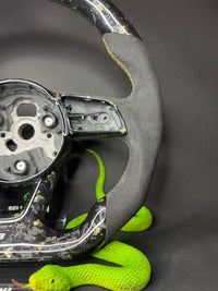 Audi Sportlenkrad Forged Carbon Farbsplitter