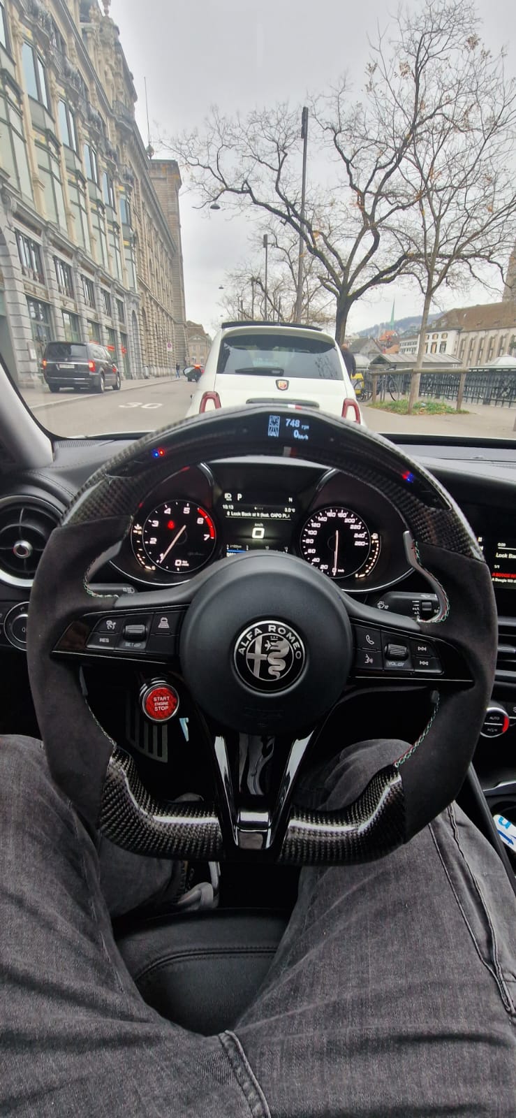 Alfa Romeo Sportlenkrad Carbon (LED)